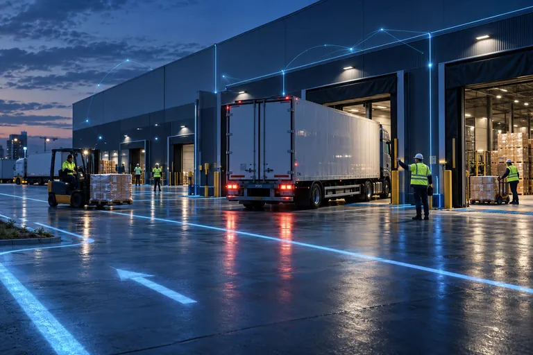 Loading bays at a logistics distribution centre