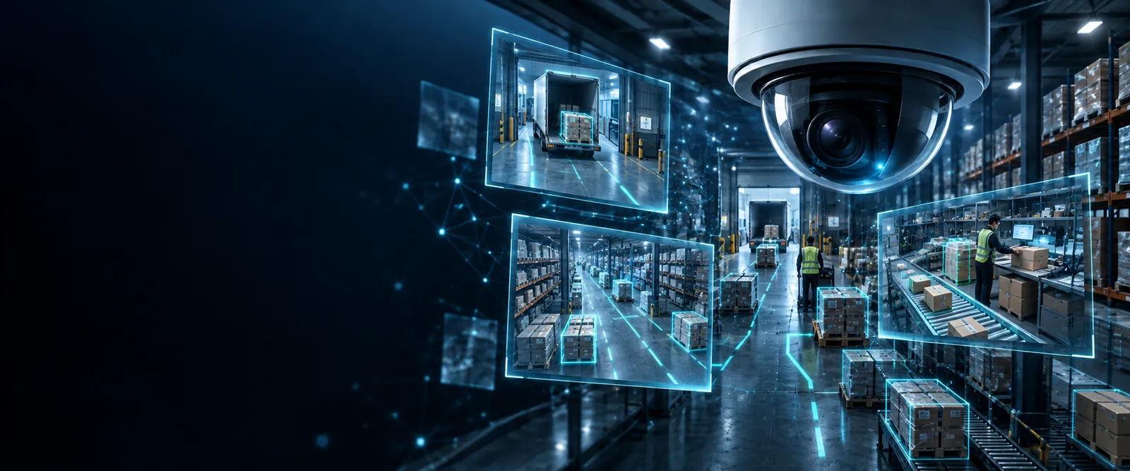 AI video intelligence showing warehouse dispatch and workflow checkpoints