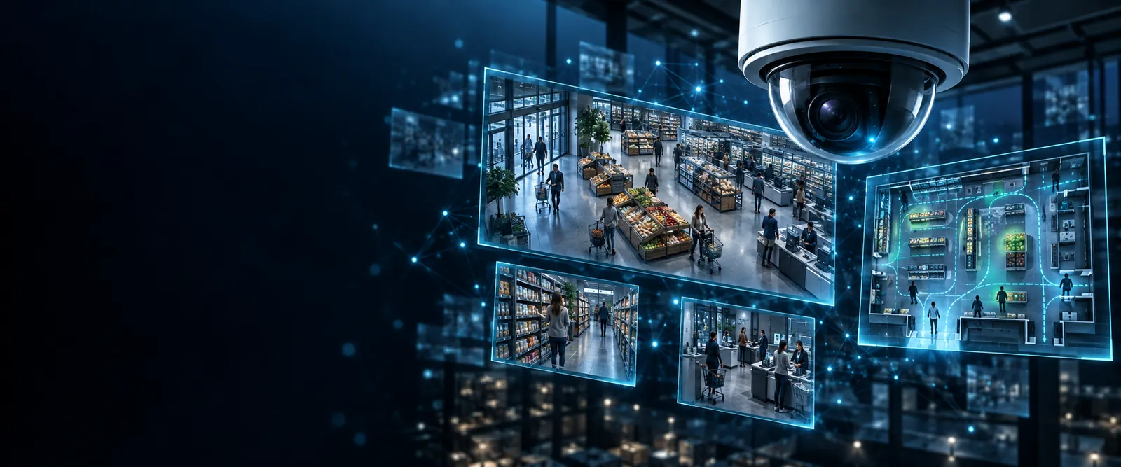 AI retail video intelligence with customer movement and store zones