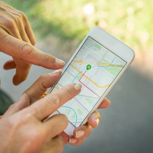 map on phone