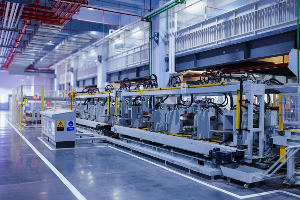 Illustrative manufacturing production line